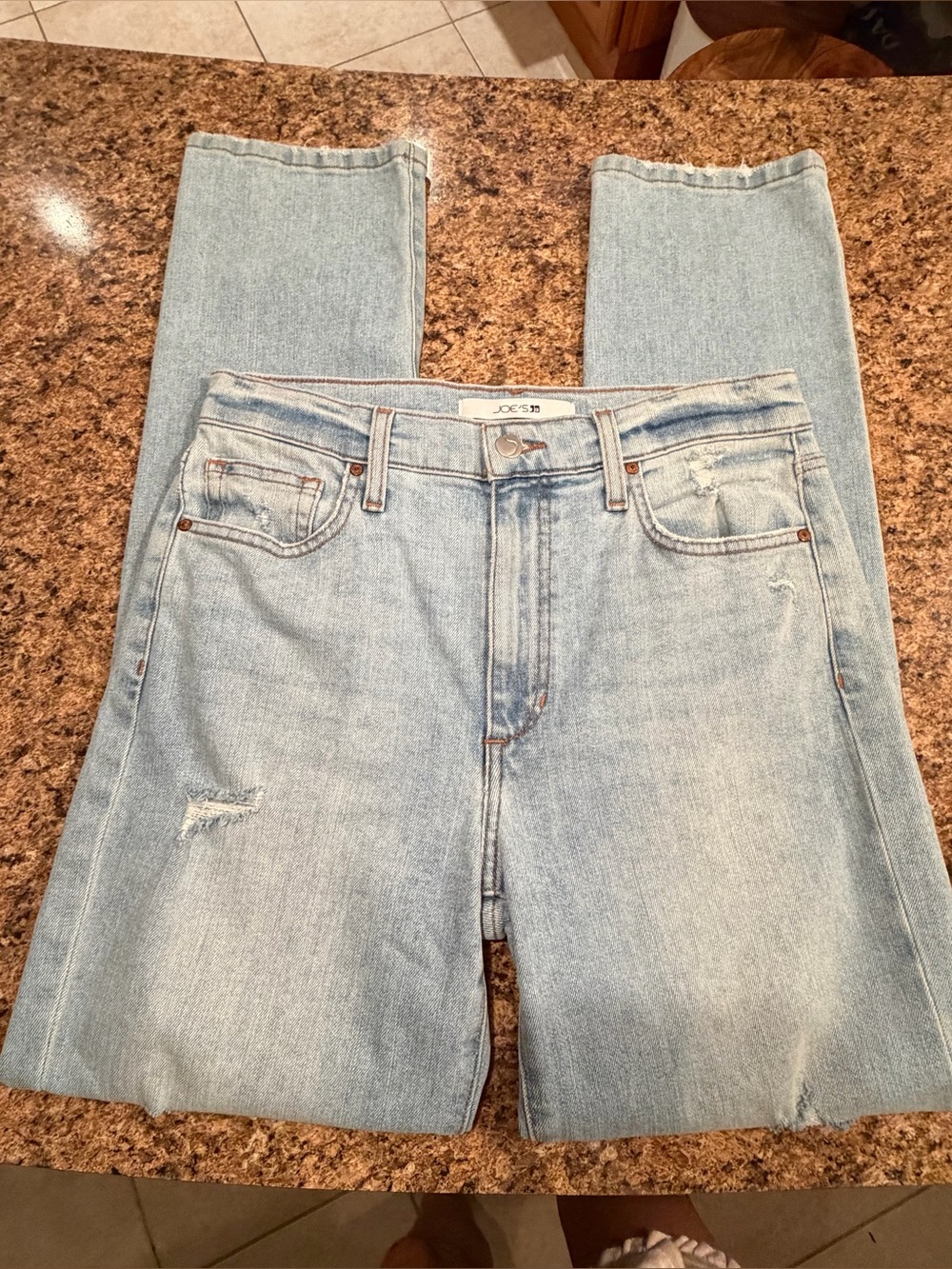 Joe’s Jeans high rise straight ankle jeans